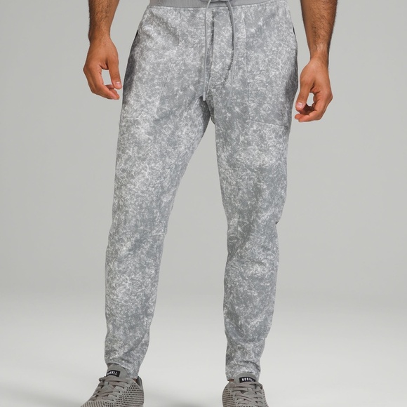 Lululemon Textured Tech Pants (L, Rhino Grey)